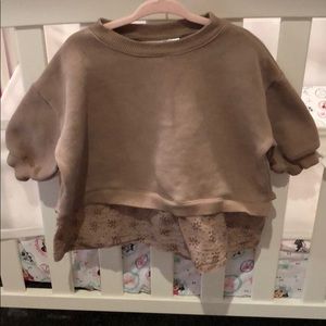Zara baby girl sweater size 9-12 months